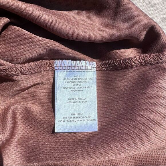 Sale Madden NYC Retro Floral Ruched Dress Cut Outs Medium BodyCon Short Sleeve - Picture 9 of 10